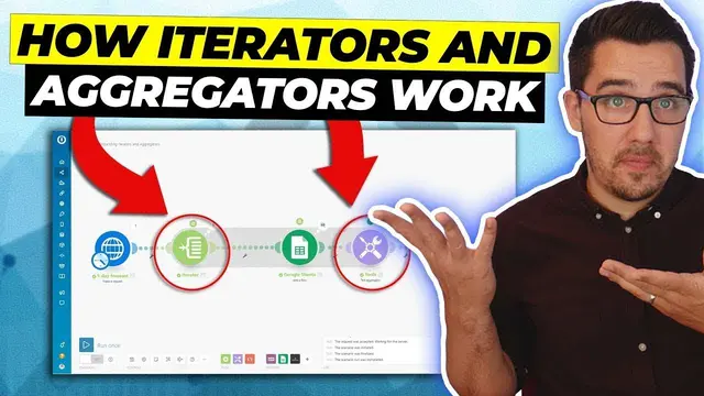 Make (formely Integromat) Iterator and Array Aggregator Finally Explained