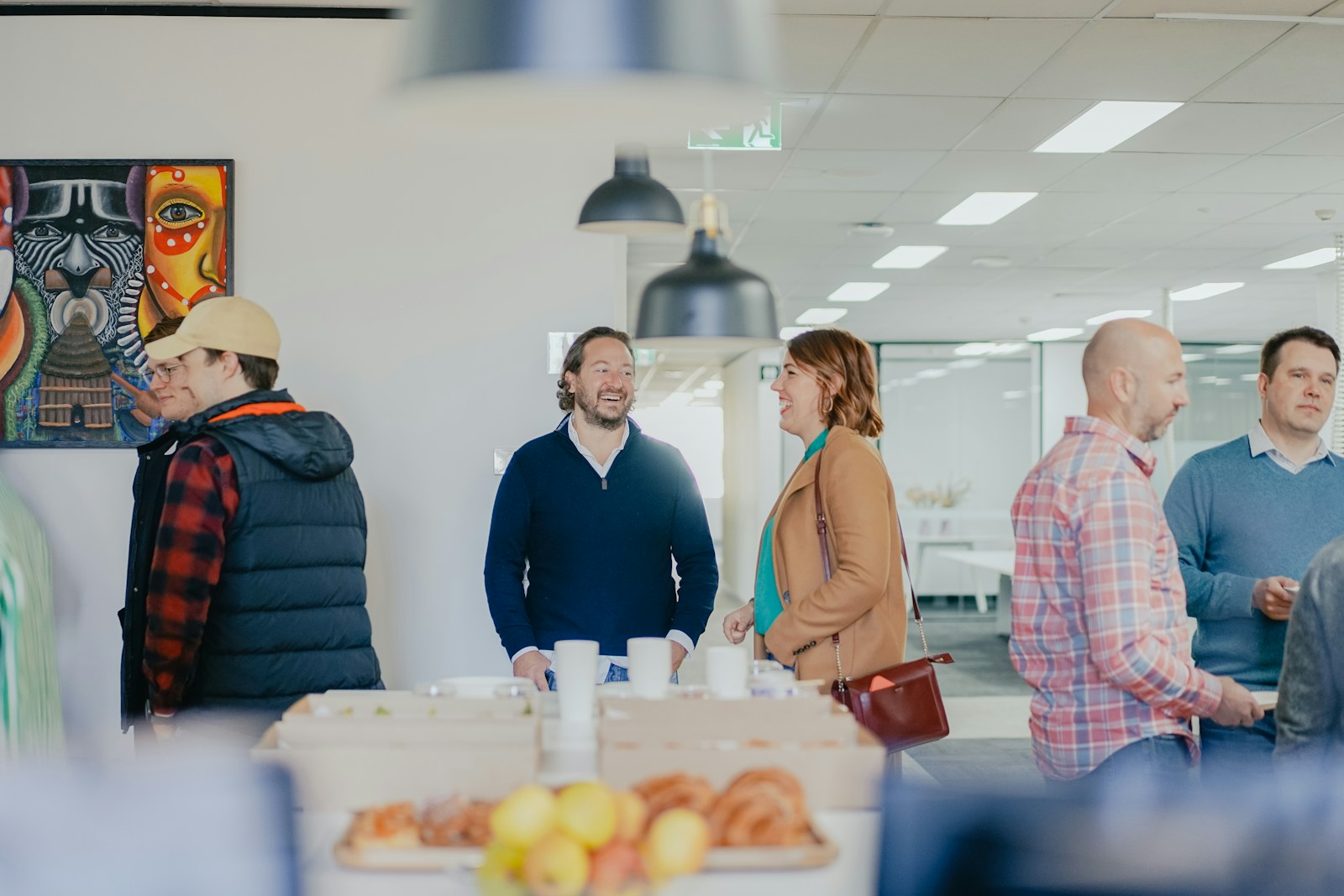 A company all-hands meeting in progress