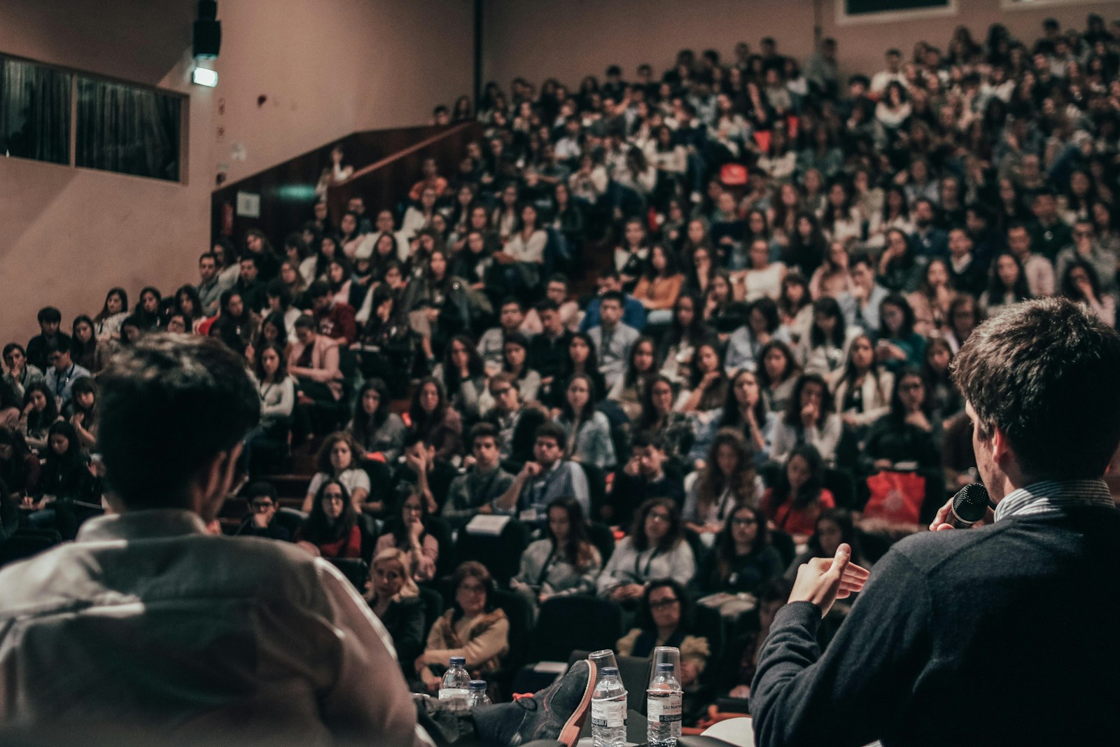 A distributed team joining a company meeting