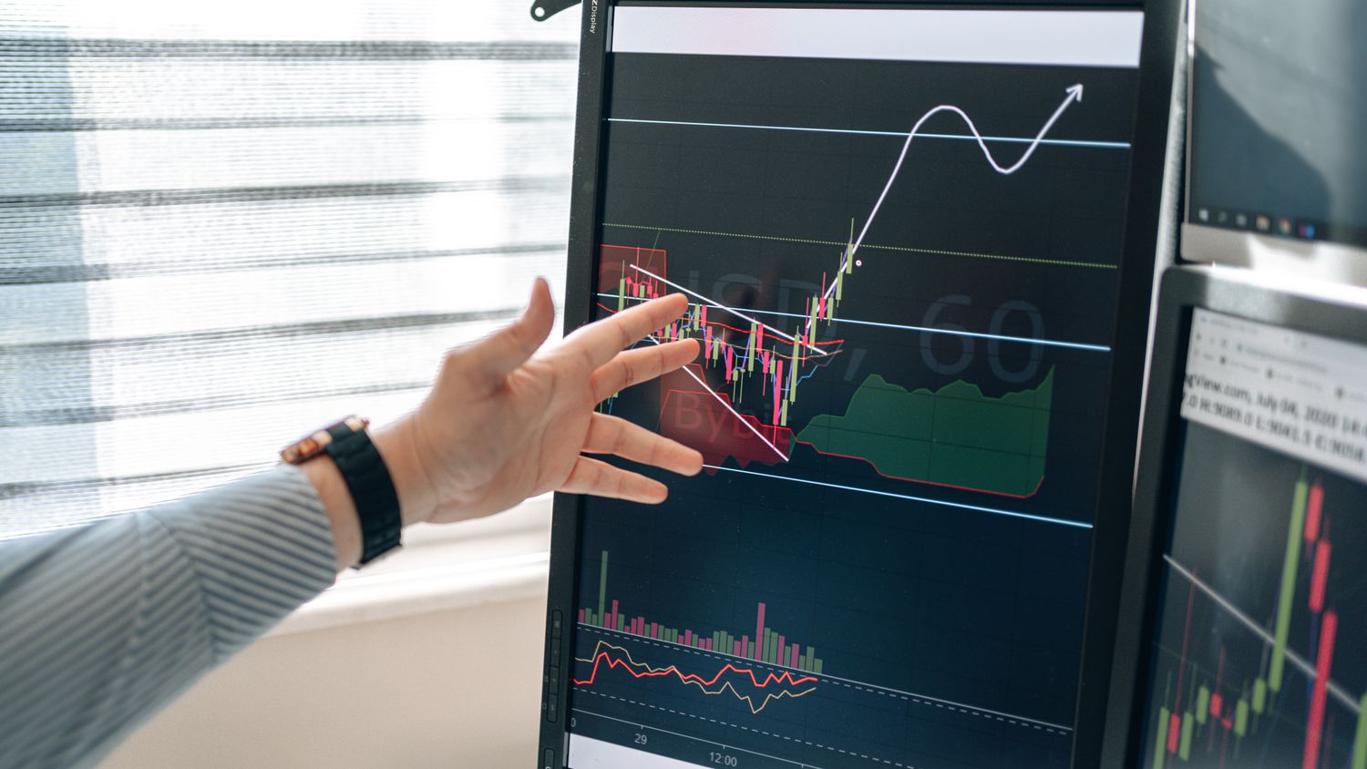 Event analytics dashboard with charts