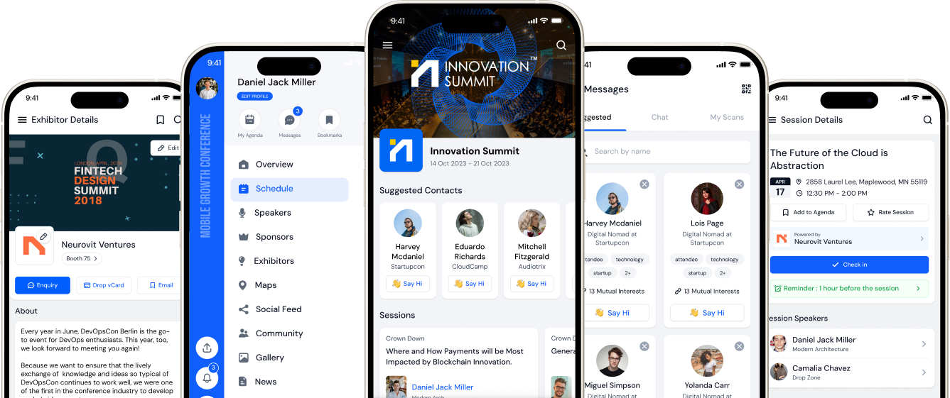 Eventify event management software dashboard