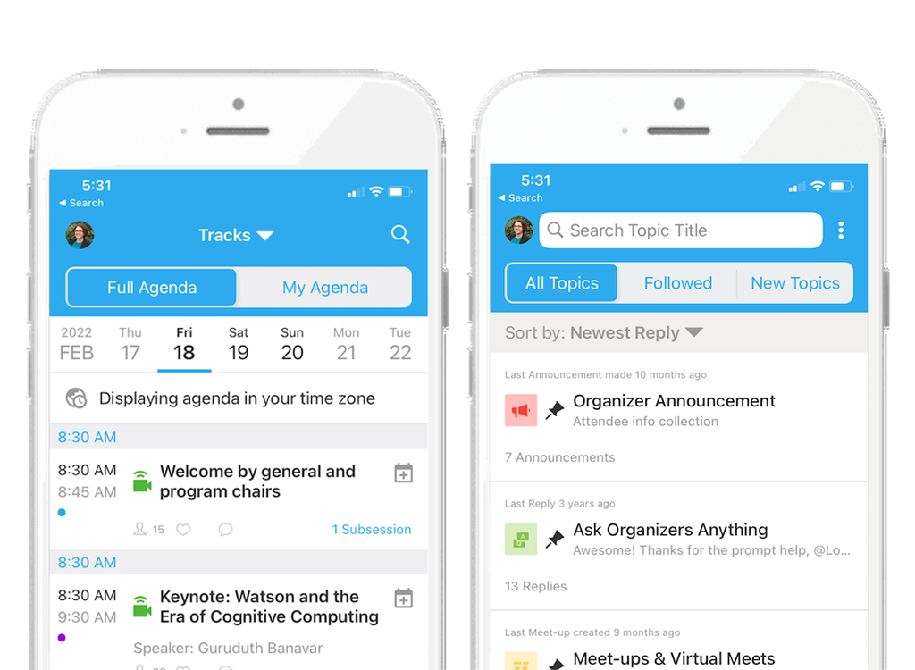 Whova event management software