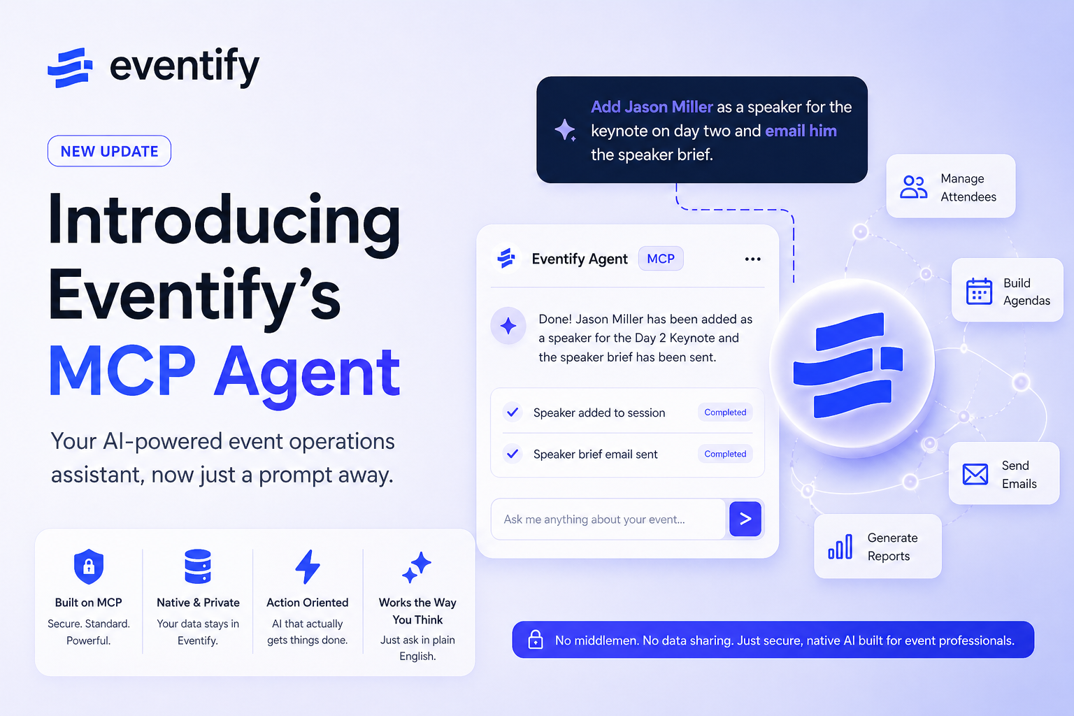 Eventify AI Agent built on MCP