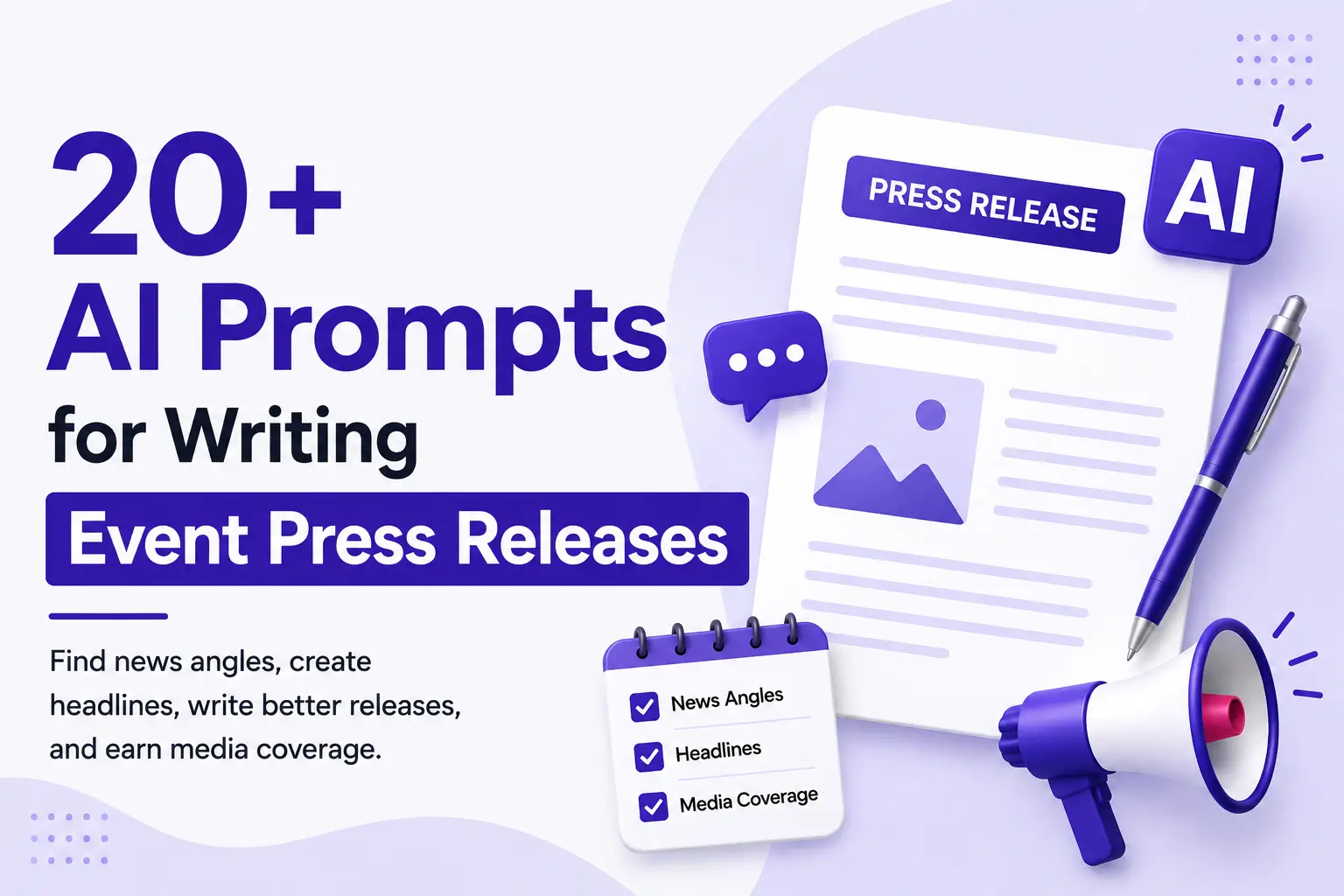 AI Prompts for Writing Event Press Releases