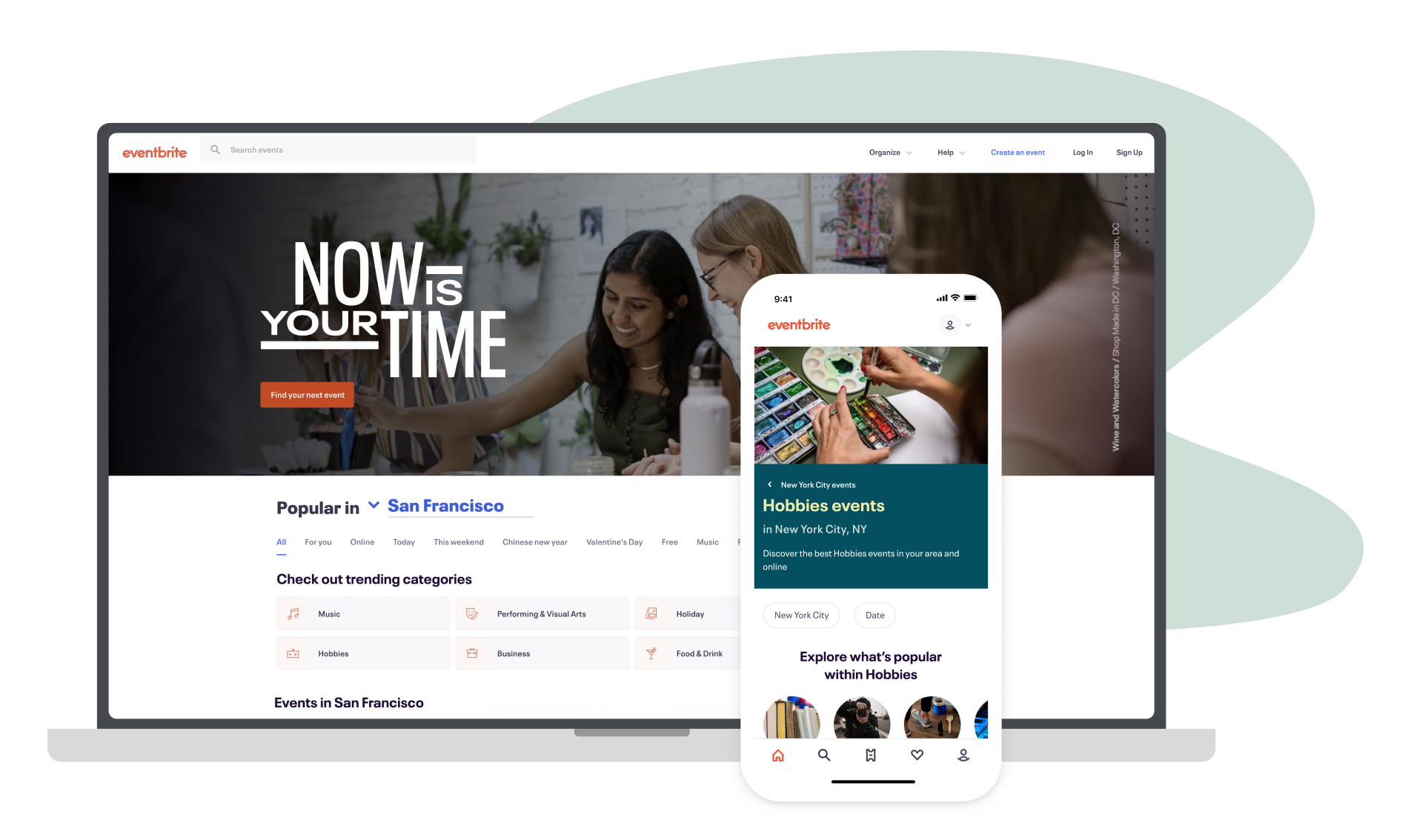 Eventbrite ticketing platform screenshot