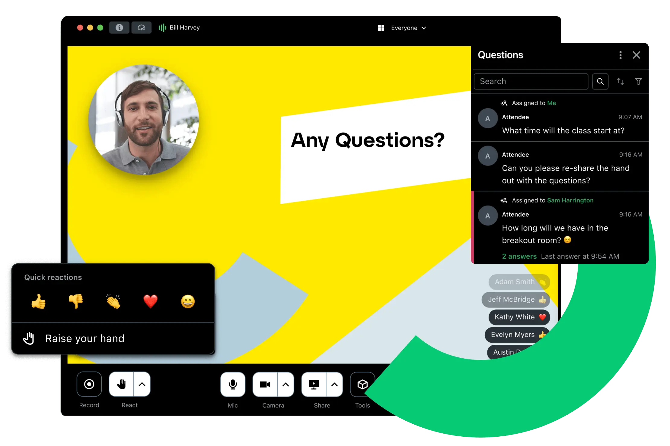 GoTo Webinar virtual event hosting platform screenshot