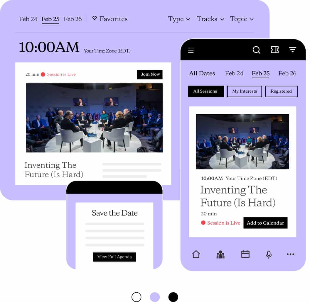 Bizzabo event management interface