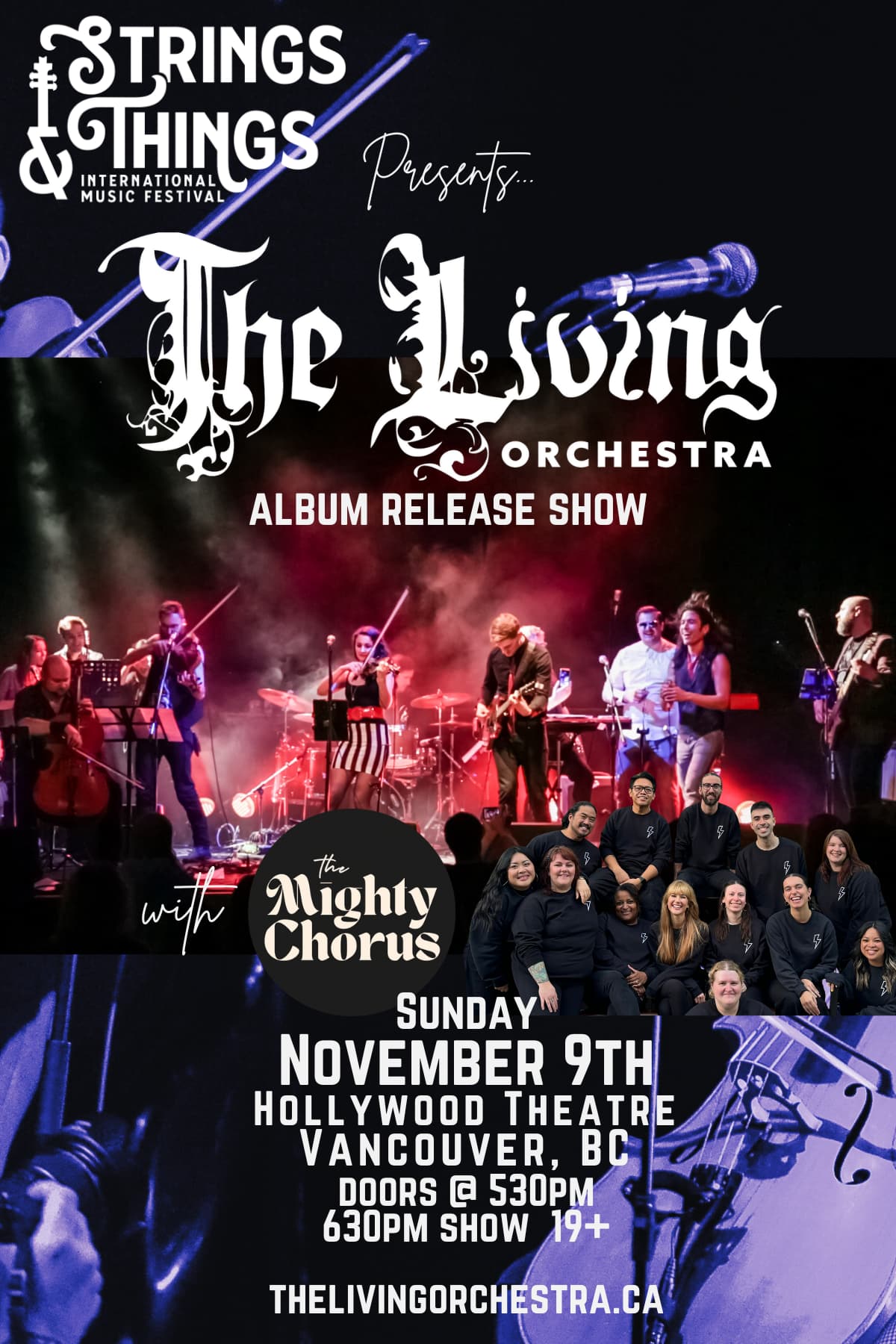 The Living Orchestra Album Release Show with The Mighty Chorus