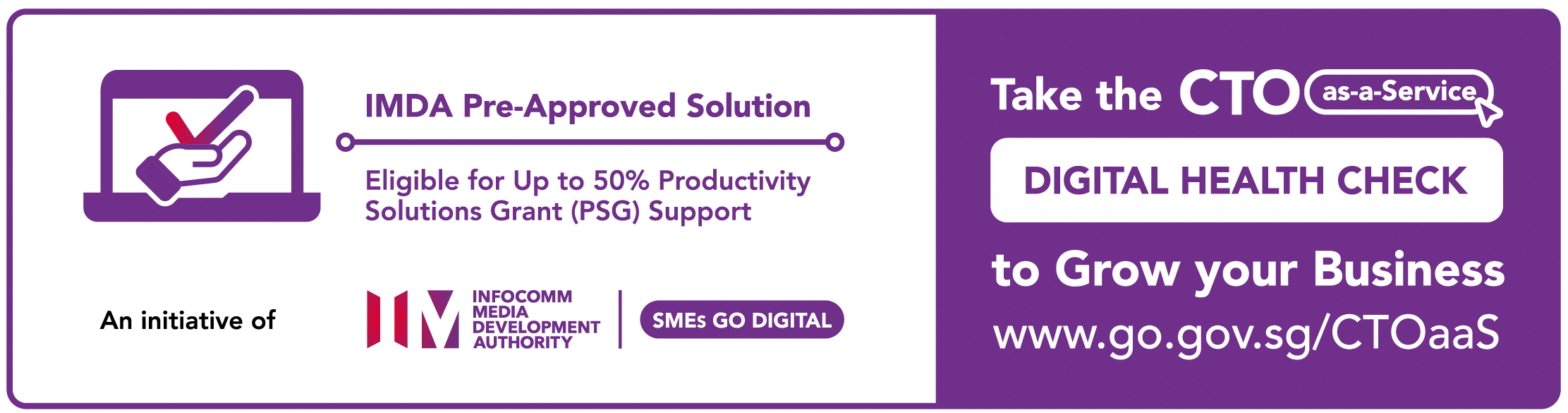 Logo Lockup for IMDA Pre-Approved Solution