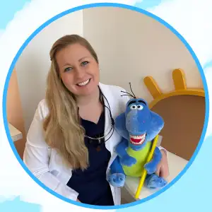 Dr. Andrea Aduna, pediatric dentist at Poppy Kids Pediatric Dentistry.