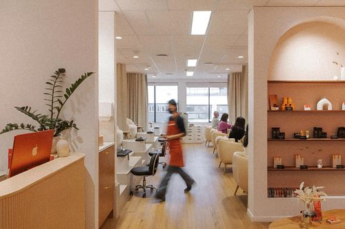 Inside the 1999 House of Nails salon on Manchester Street, Christchurch