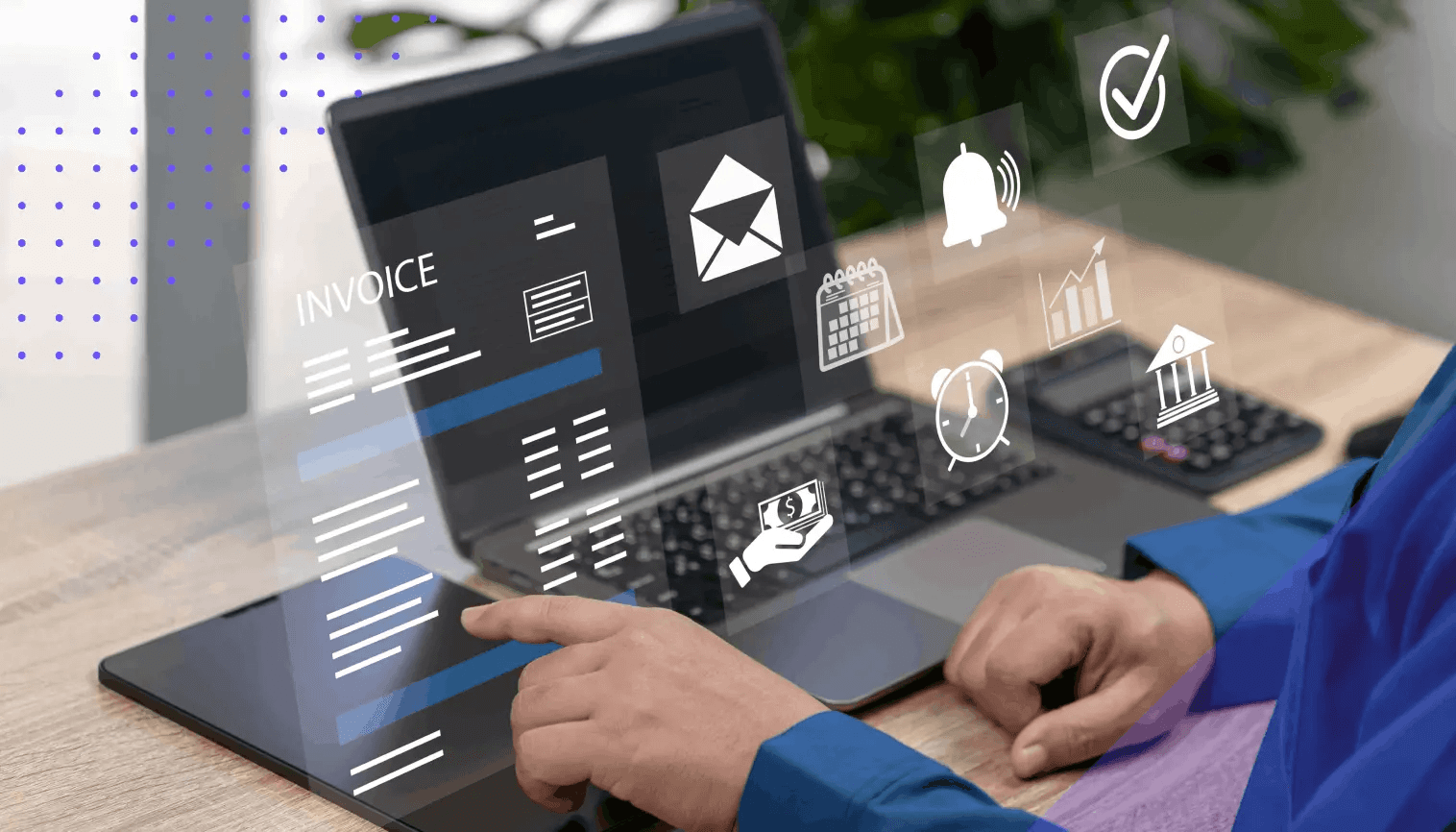 Digital interface for managing business invoices - Benefits of Automated Payroll System