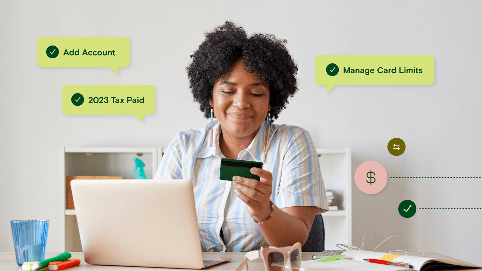 Woman managing finances on her laptop - How to Pay Overseas Employees