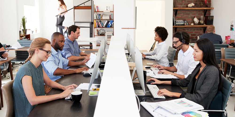 employees working - Best Multi-Company Payroll Software