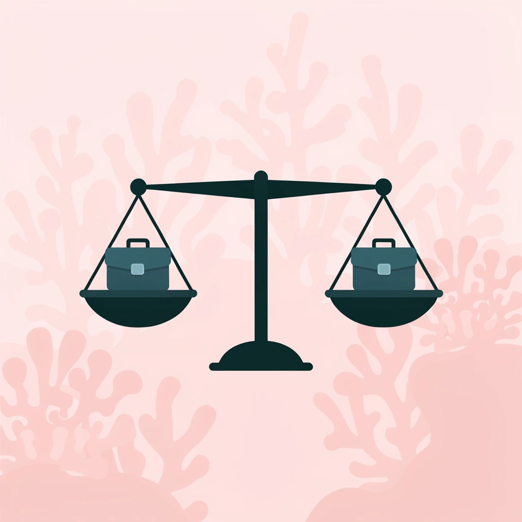 Balance scale showing employer efficiency outweighing employee experience, illustrating the power imbalance - Rippling Alternatives