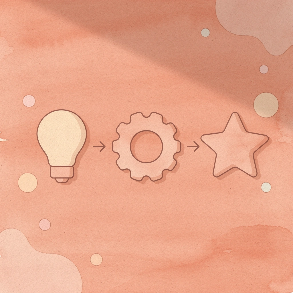 Three icons showing the quick setup process from time to USD account to global card