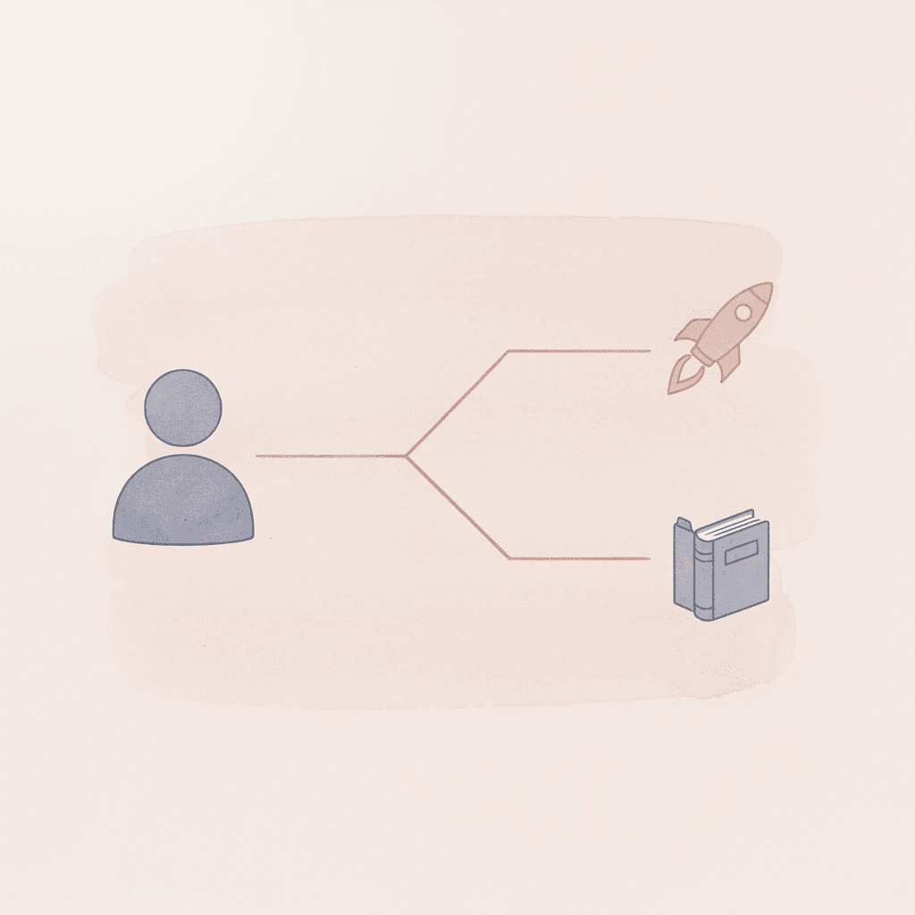 Payment system splitting into different outcome paths