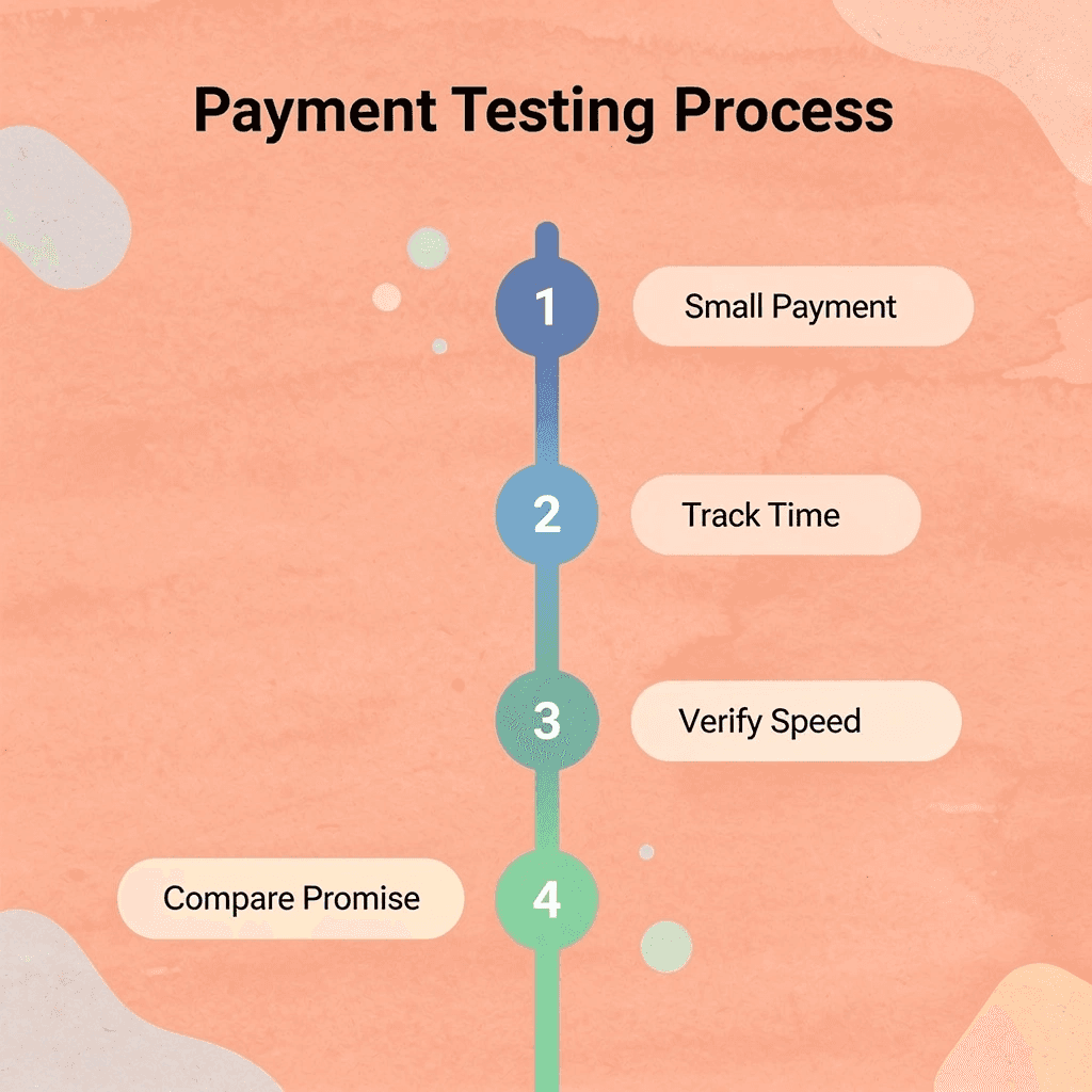 Step-by-step process for testing payroll payment systems