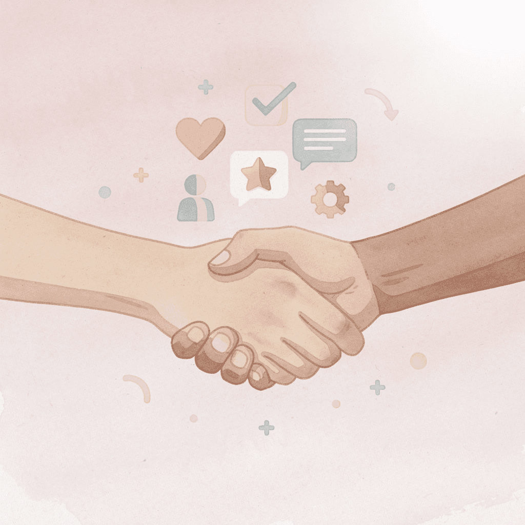 Handshake scene illustrating international business connections - B2B Cross-Border Payments 