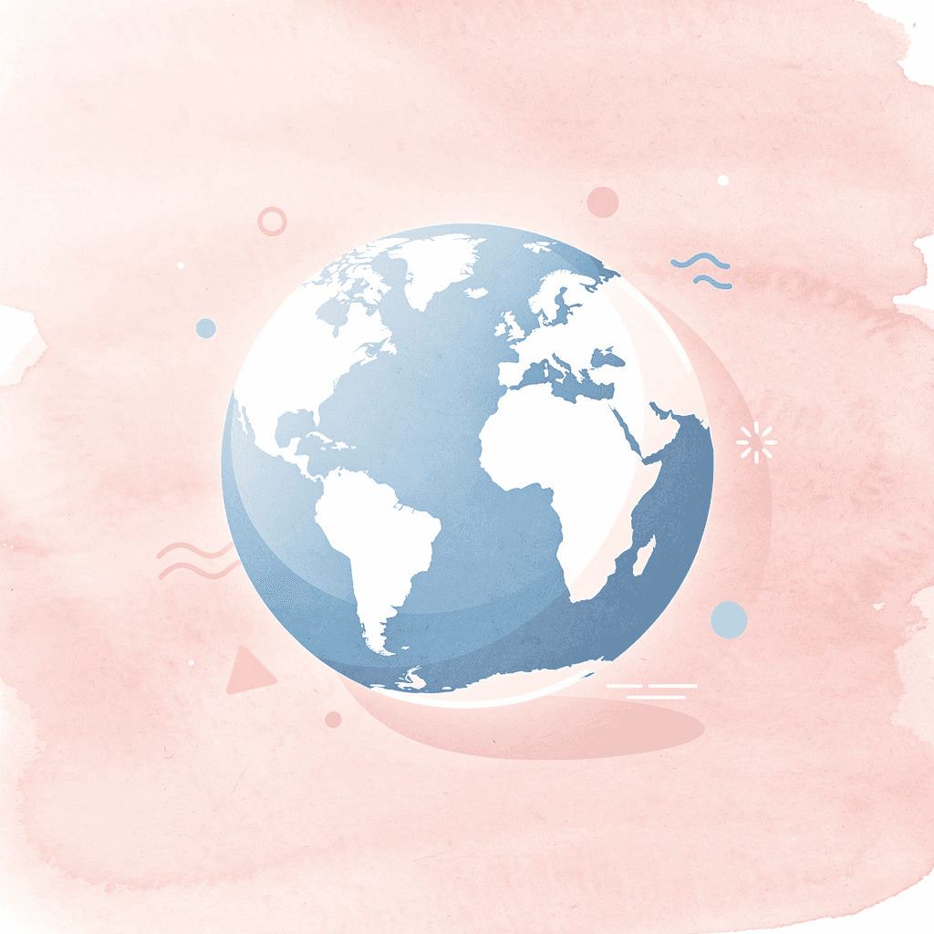  Globe icon representing global work and international operations - How to Hire International Employees