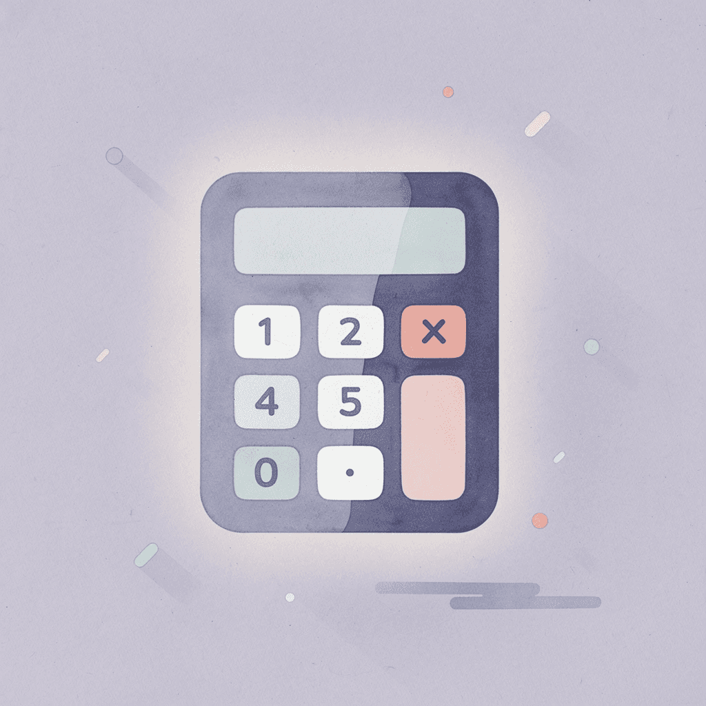 Calculator icon representing time conversion accuracy