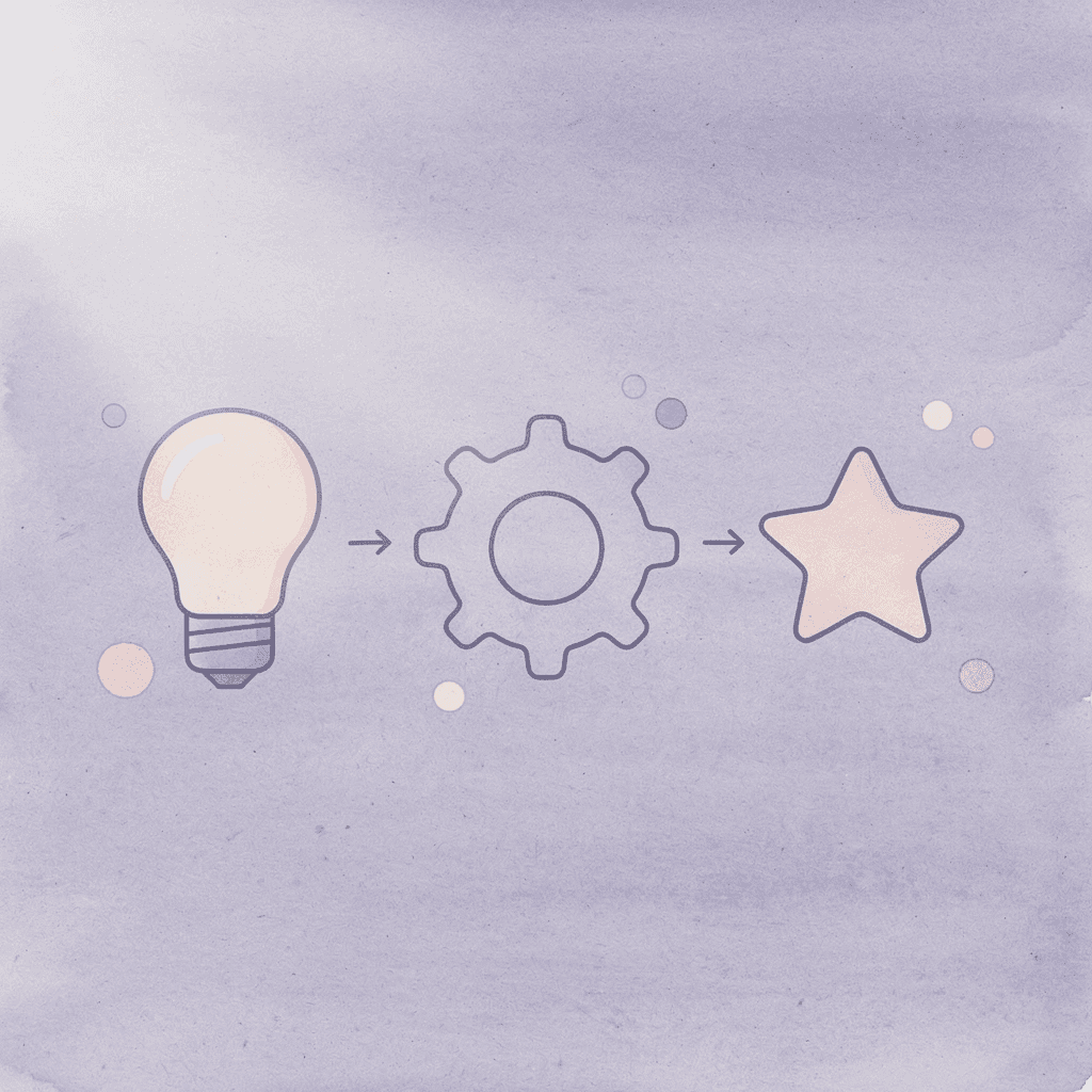 Three icons showing payment processing flow