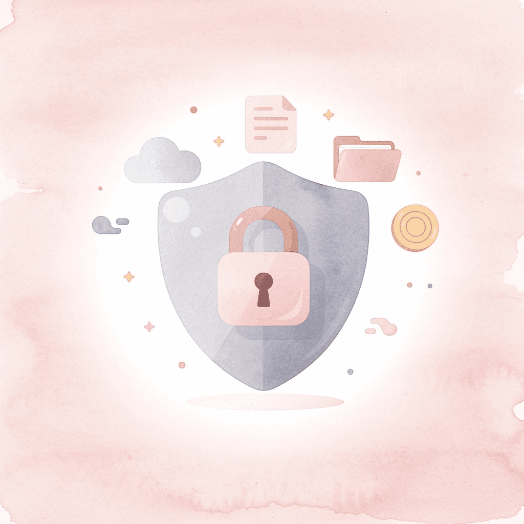 Shield protecting business assets from compliance risks and penalties