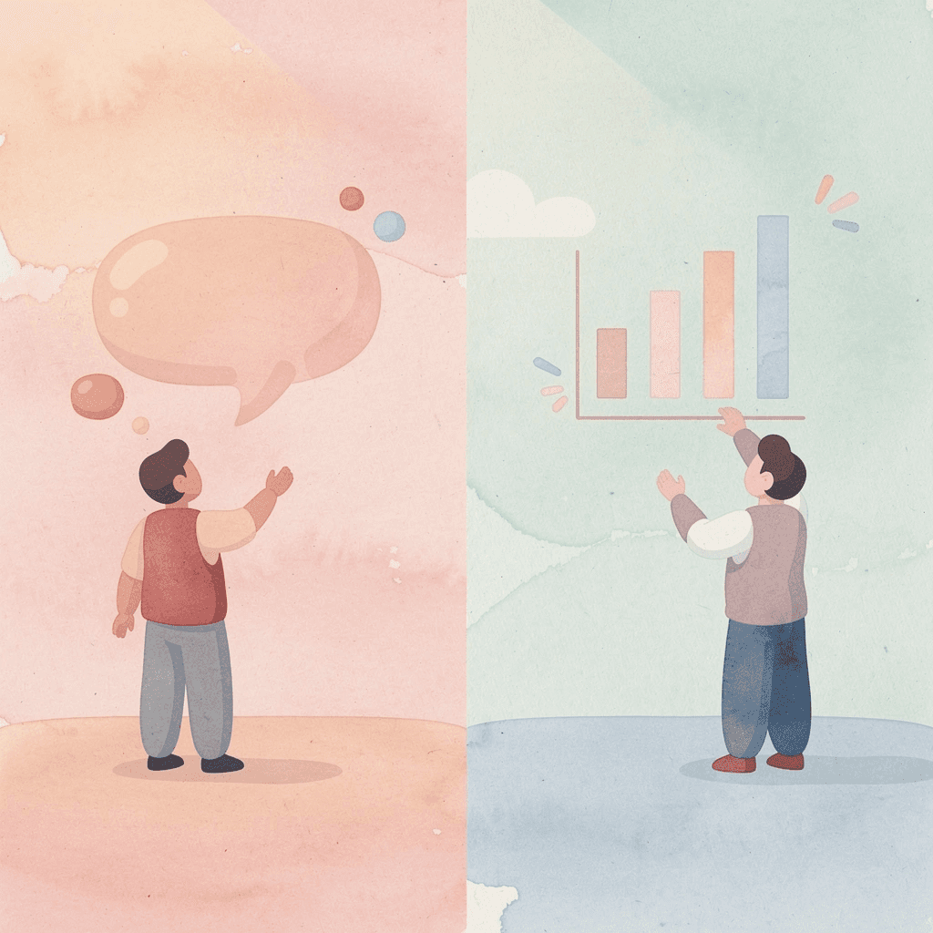 Split scene showing contrast between successful and struggling remote work environments