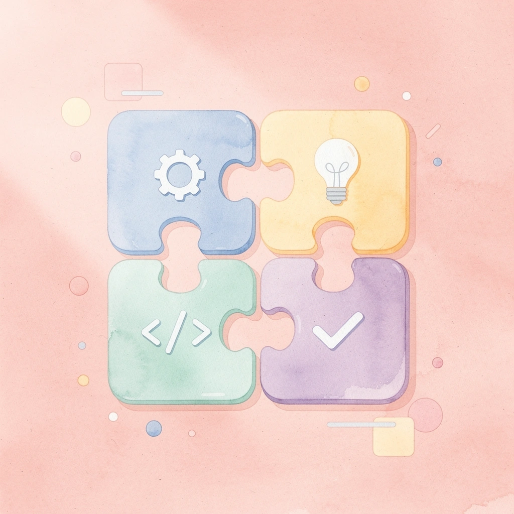 Scene of puzzle pieces fitting together representing a unified global hiring platform