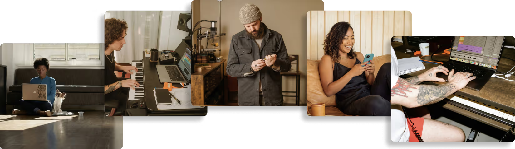 Remote workers across different home setups - remote hiring data