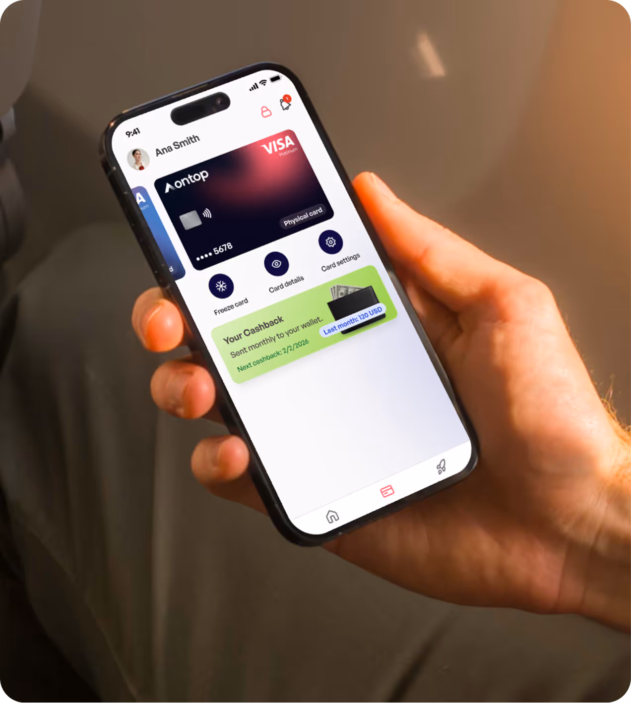 Secure financial login on mobile for payroll software users.