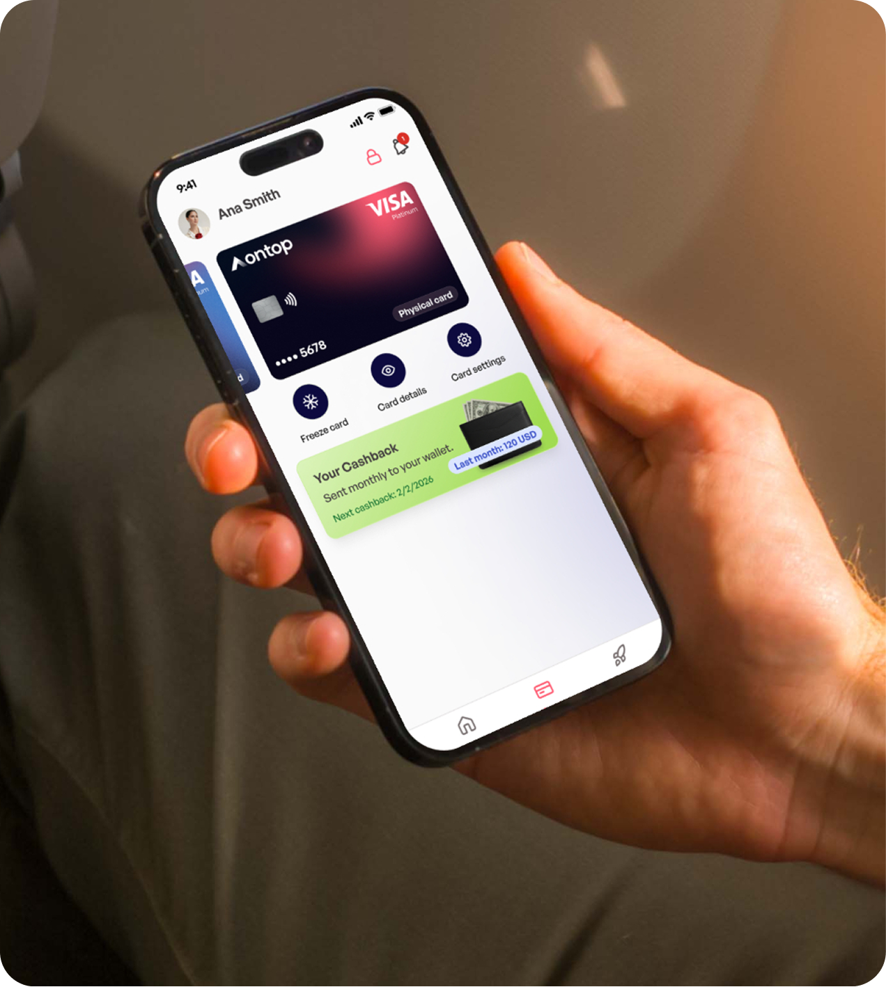 Secure financial login on mobile for payroll software users.