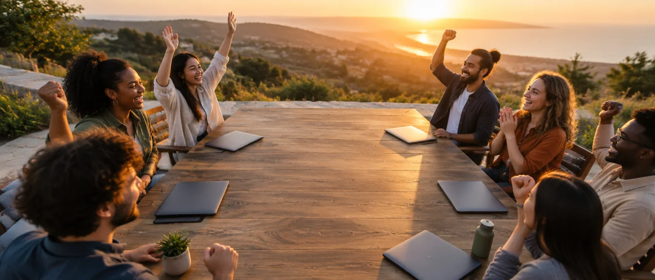 The Ontop team, hiring globally