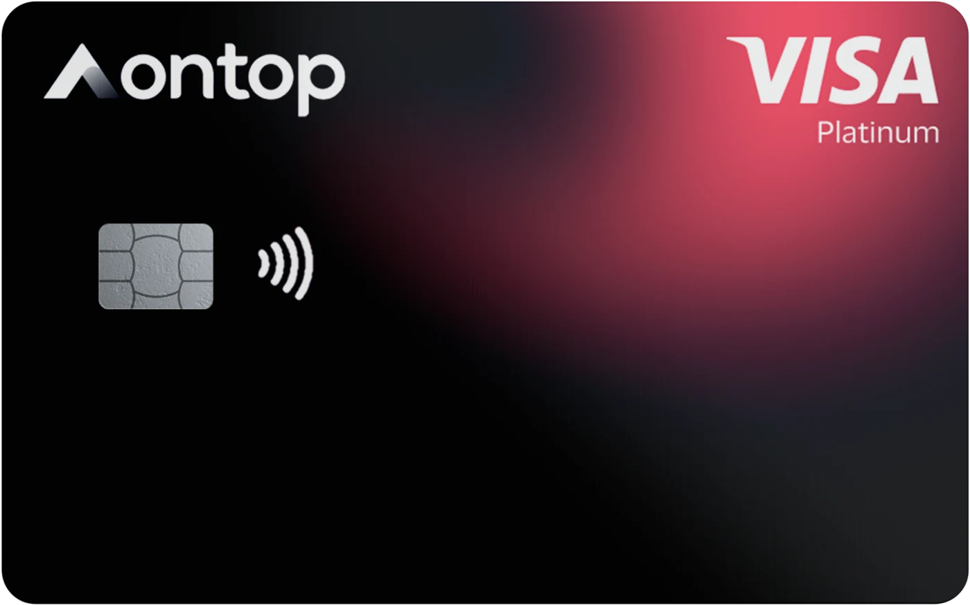 Ontop Visa Platinum physical card