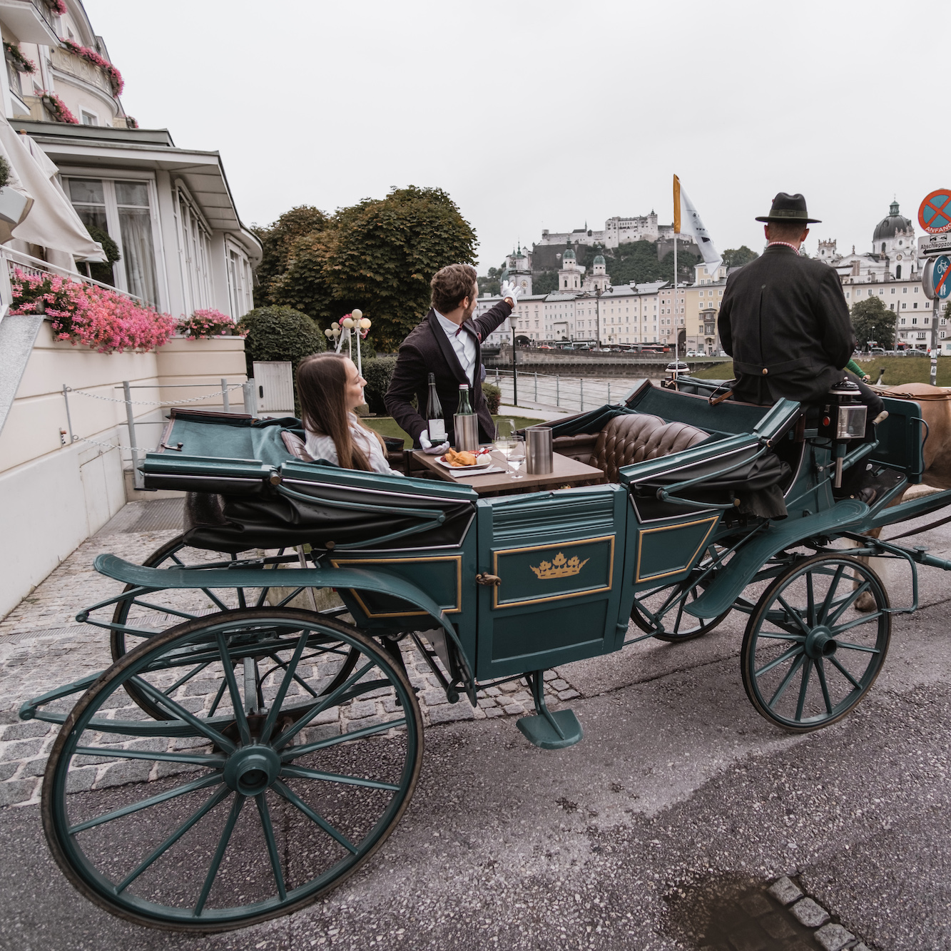 Culinary fiaker ride through Salzburg