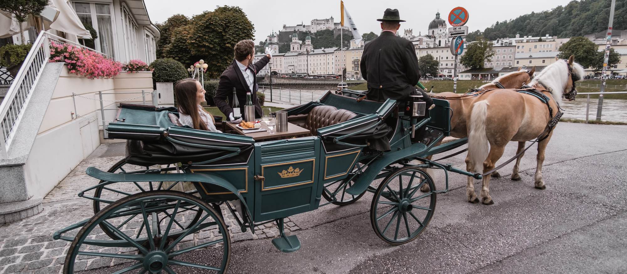 Culinary fiaker ride through Salzburg