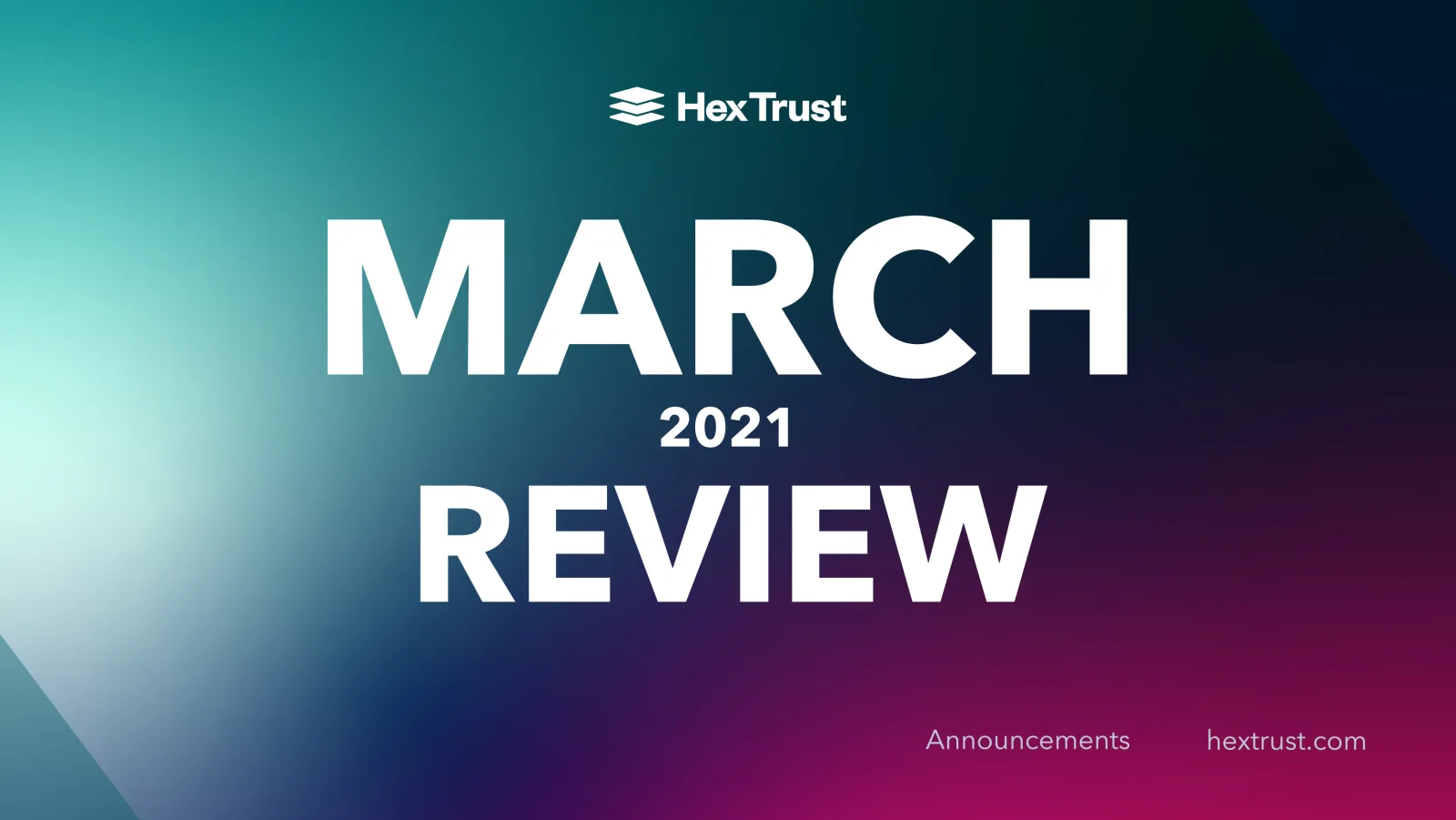 Review of the Month: March 2021