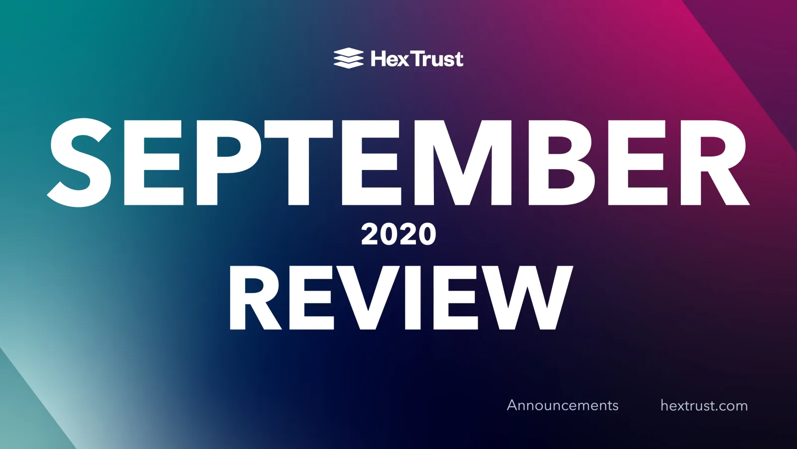 Review of the Month: September 2020