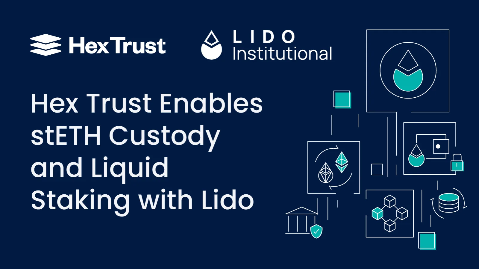 Hex Trust Enables stETH Custody and Liquid Staking with Lido