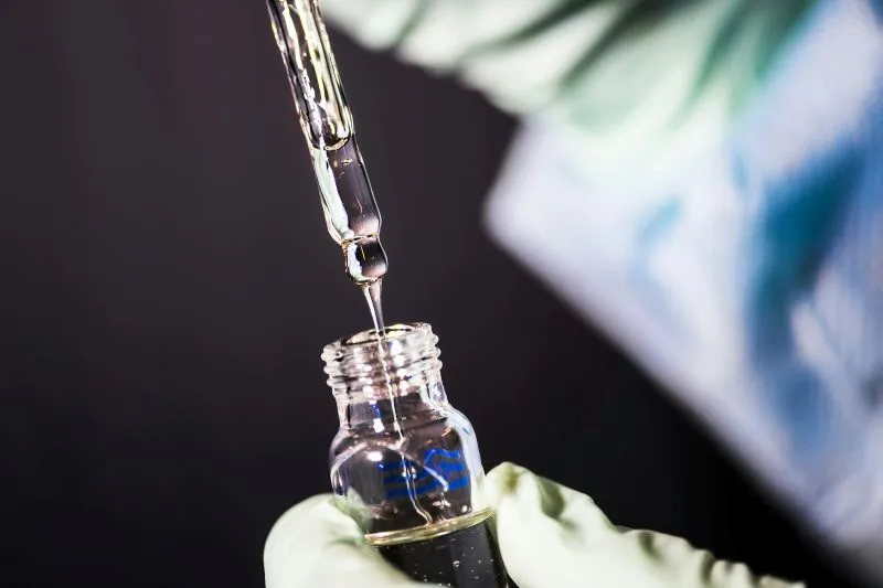 Medical laboratory dropper and specimen container used for IBS testing procedures