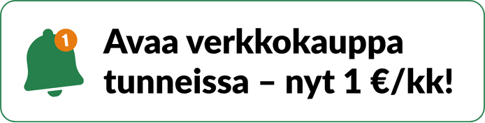 Puhelimen ilmoitus: Avaa verkkokauppa tunneissa
