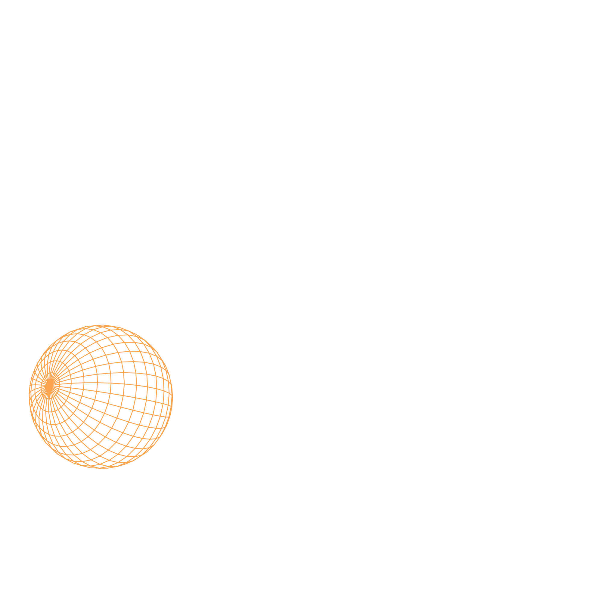 Großer runder Wireframe.