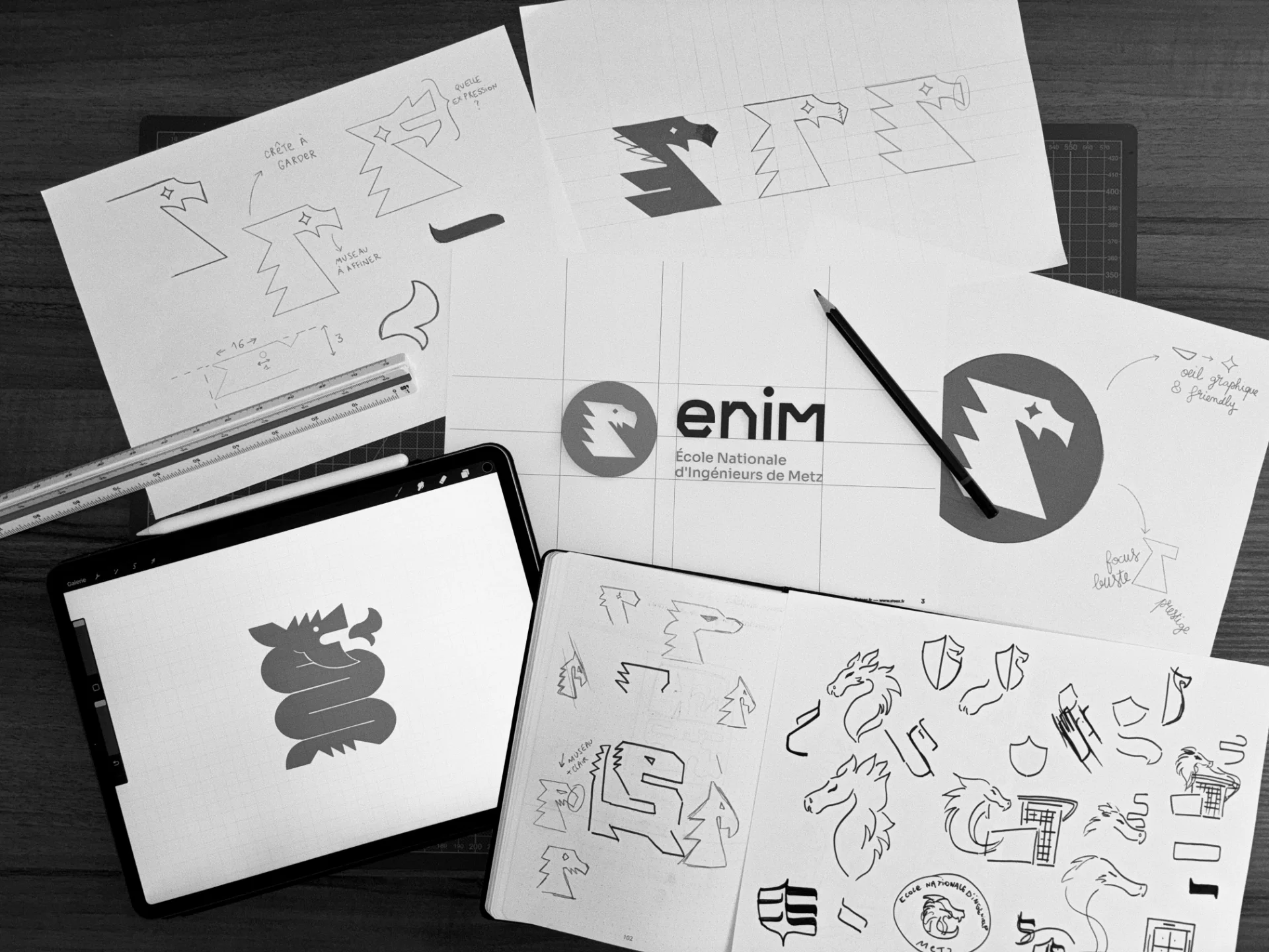 enim logo search