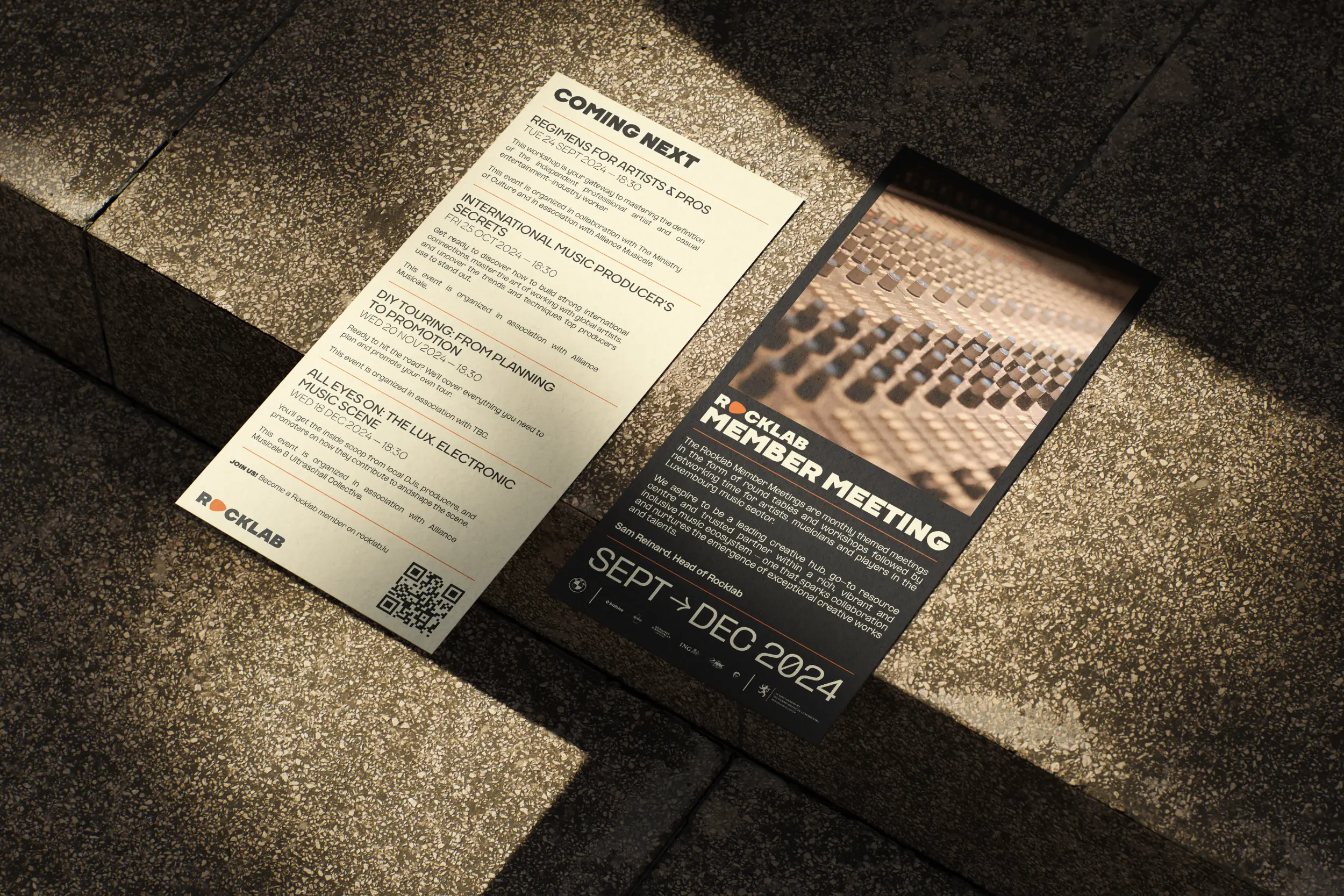 Flyer DL pour les Rocklab Member Meeting