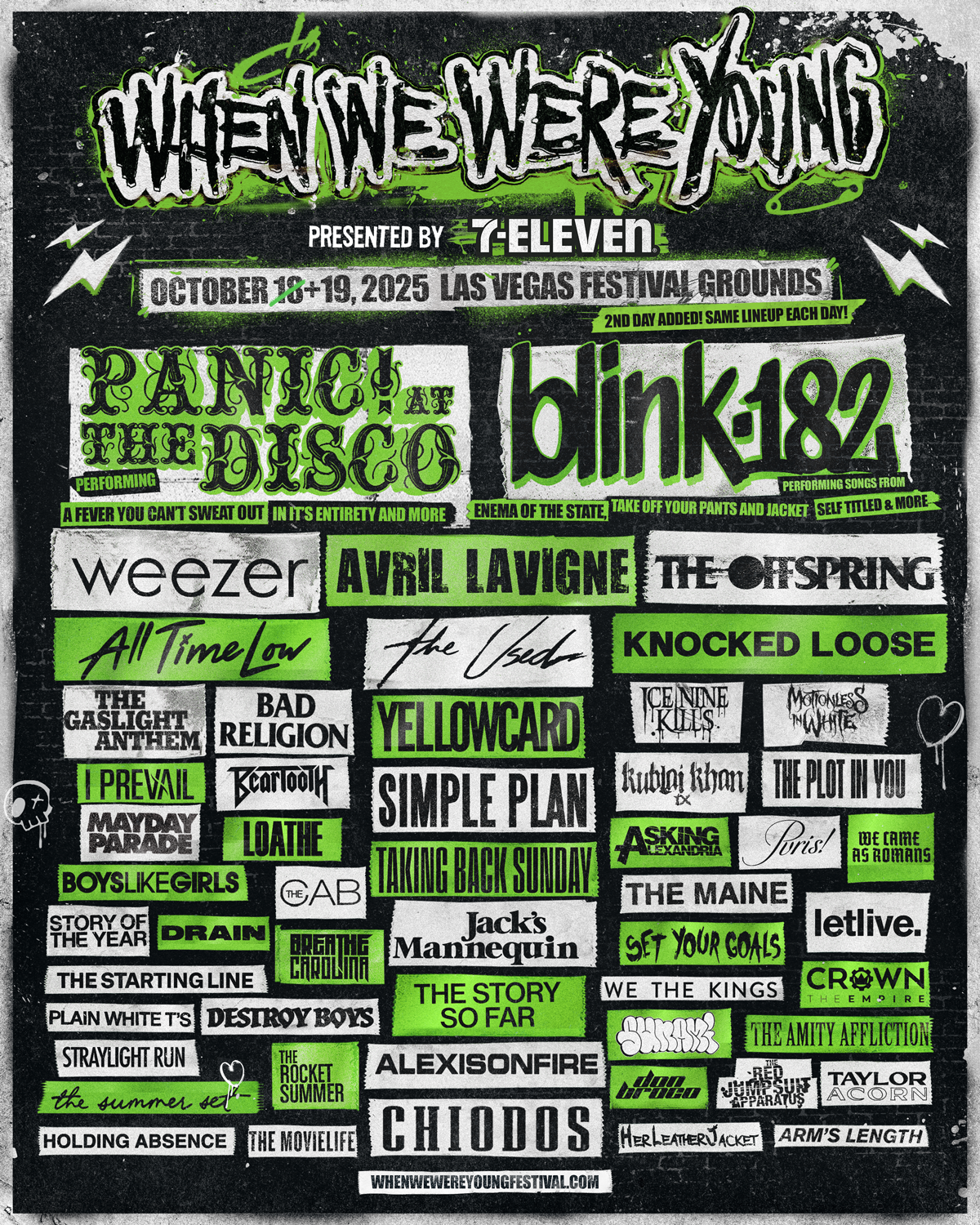 When We Were Young Lineup