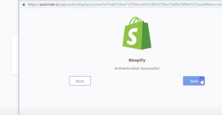 Authorization of Salesforce in Shopify