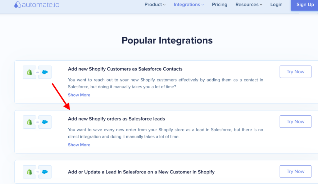 Popular salesforce integrations