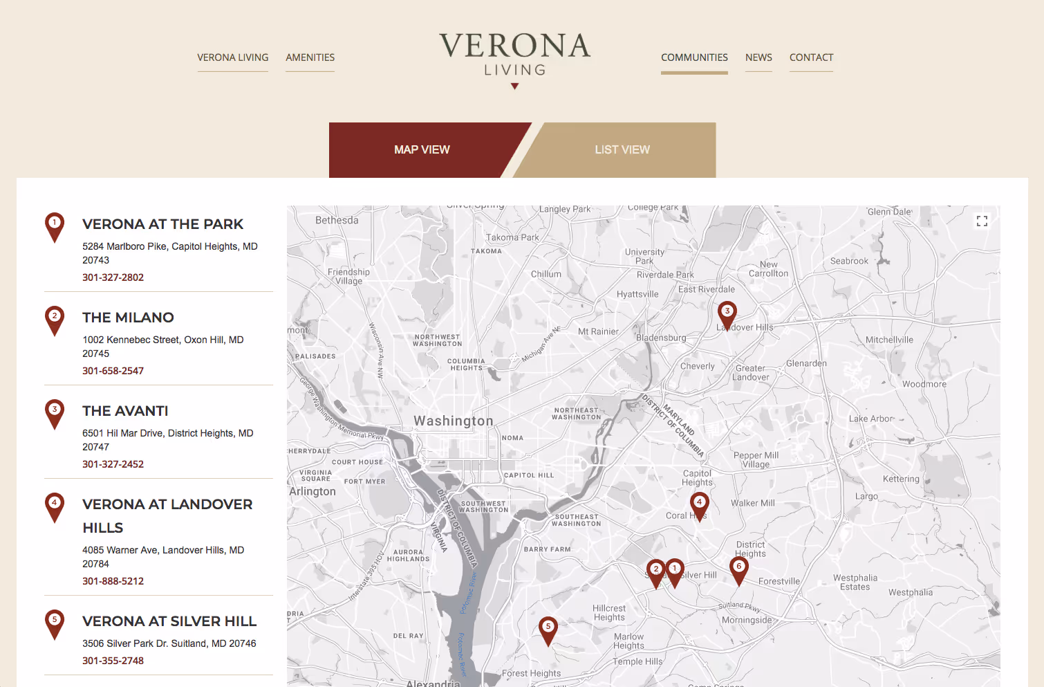 Verona Living screen 3