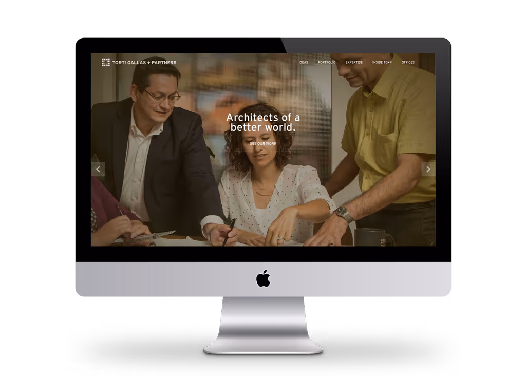 Torti Gallas + Partners screen 1