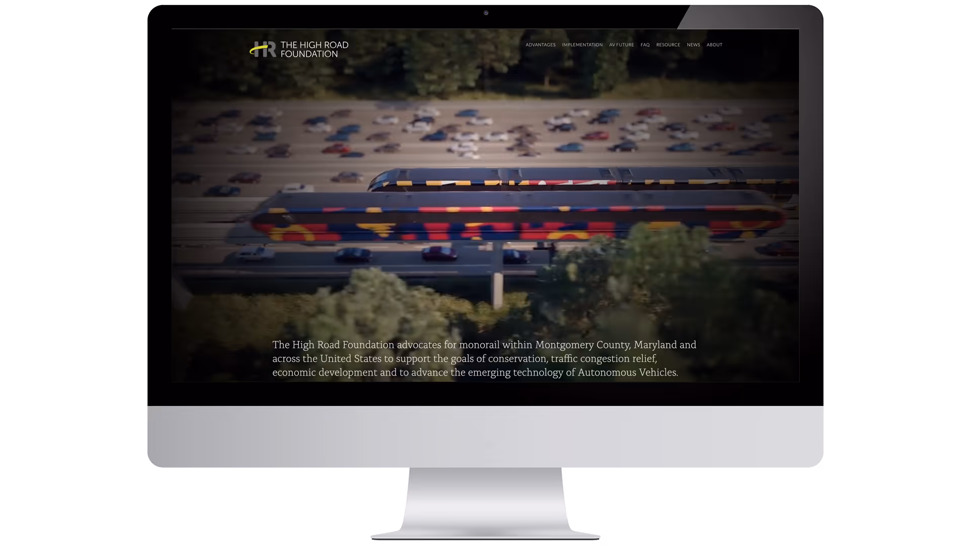 The High Road Foundation screen 1